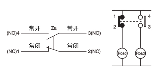 DTH-12耐高溫行程開關接點形式